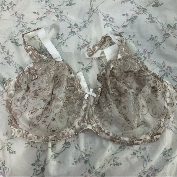 Embroidered Underwire Bra NWOT - Picture 1 of 4